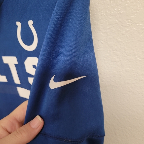 Nike NFL Apparel Blue Colts Pullover Hoodie - Picture 6 of 7
